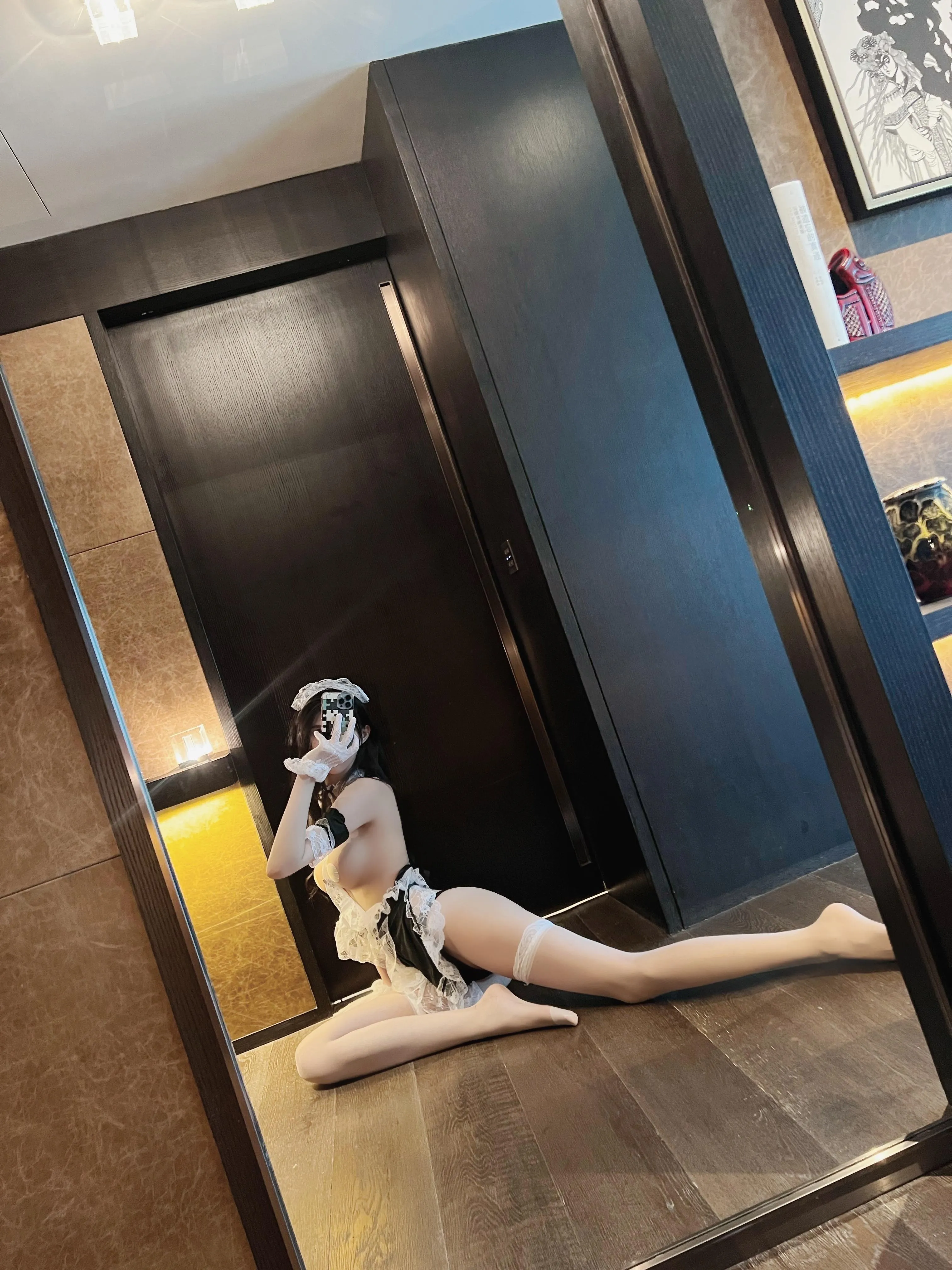 NO.010 葛征 –  白si女仆超性感套装 [36P]插图7